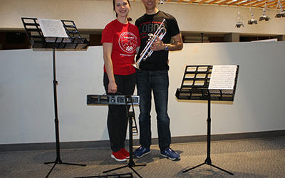 STUDENT ENTREPRENEURS MAKE A PITCH FOR MUSIC STAND BUSINESS